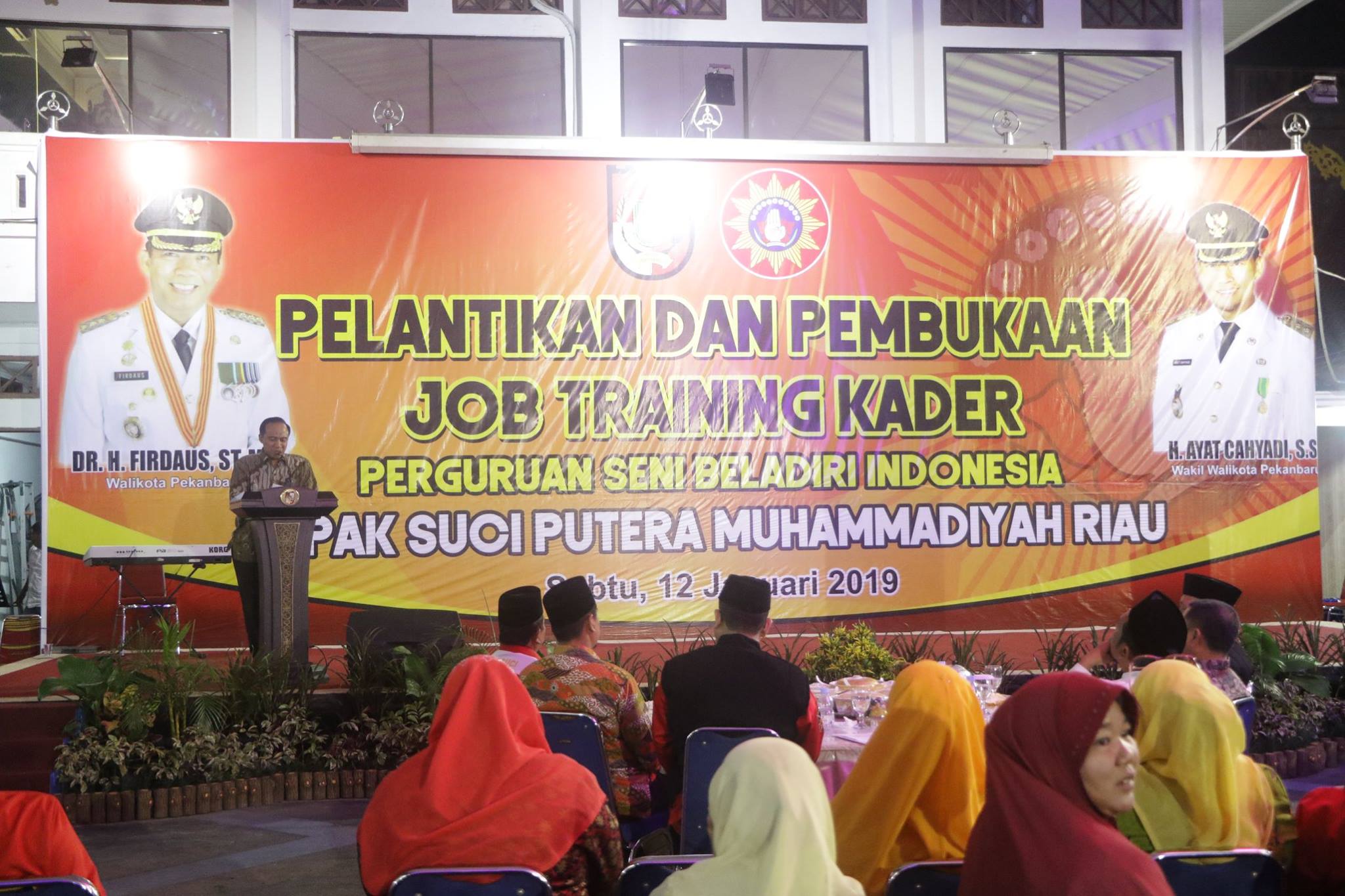 Pelantikan dan Pembukaan Job Training Kader Perguran Seni Beladiri Indonesia