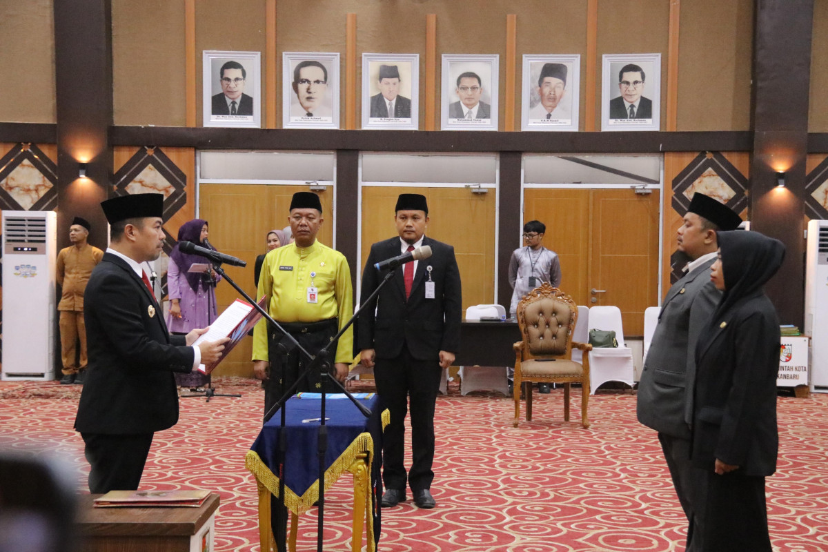 Pj Wako Pekanbaru Dorong Pejabat Bisa Tingkatkan Pelayanan Bagi Masyarakat