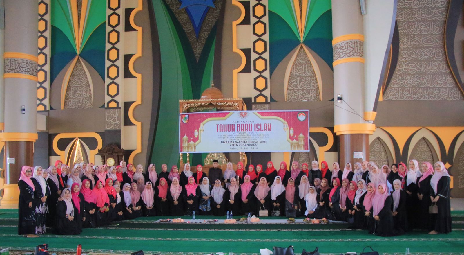 DWP Pekanbaru Peringati Tahun Baru Islam di Masjid Al Firdaus Tenayan Raya