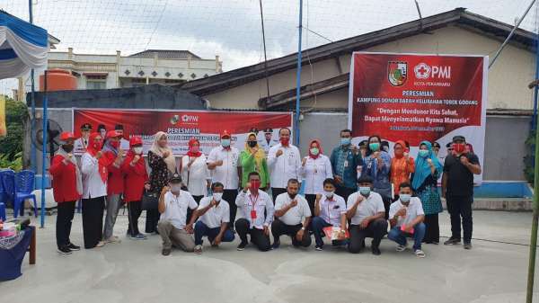 Tobek Godang Kampung Donor Darah Pertama di Pekanbaru