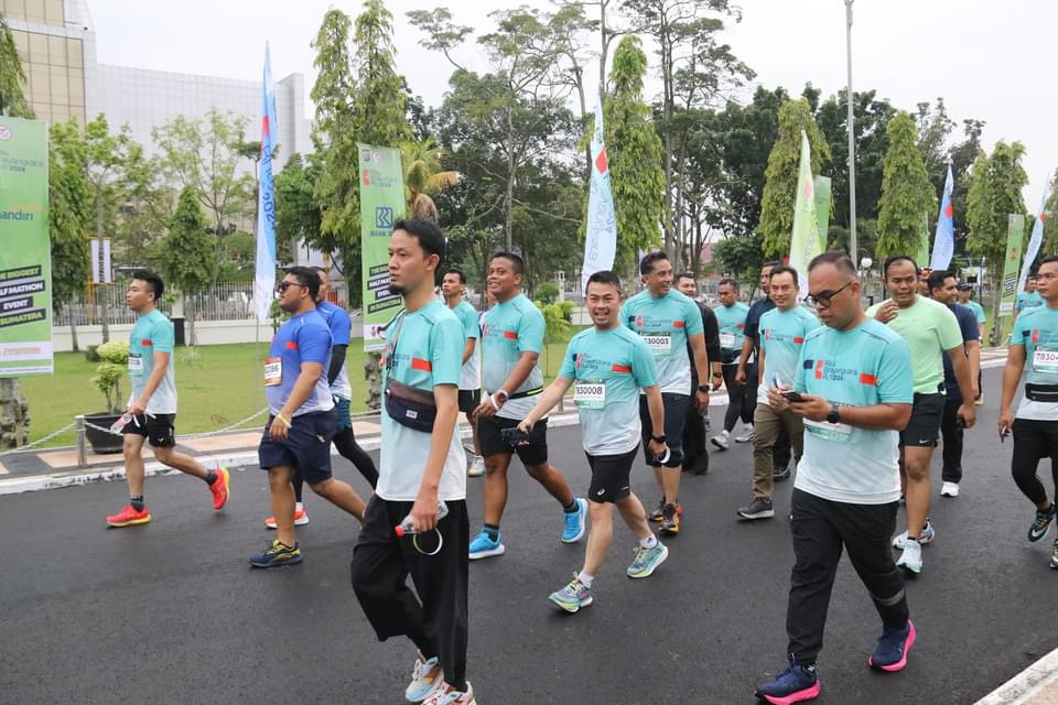 Pj Walikota Pekanbaru Turut Ramaikan Riau Bhayangkara Run 2024