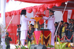 Image : Duplikat Bendera Pusaka Merah Putih Berkibar Sempurna, Pj Wali Kota Risnandar Bersyukur