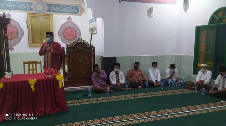 Masjid Paripurna Sialangrampai Gelar Pengajian dan Doa Bersama