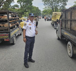 Image : Tim Jaring Pengemudi Melanggar Dalam Razia Gabungan di Jalan SM Amin Pekanbaru