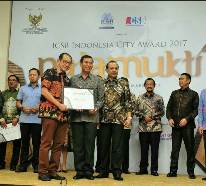Image : Penghargaan Natamukti ICSB Indonesia City Awards 2017