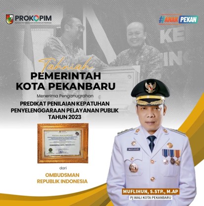 Predikat Penilaian Kepatuhan Penyelenggaraan Pelayanan Publik Tahun 2023